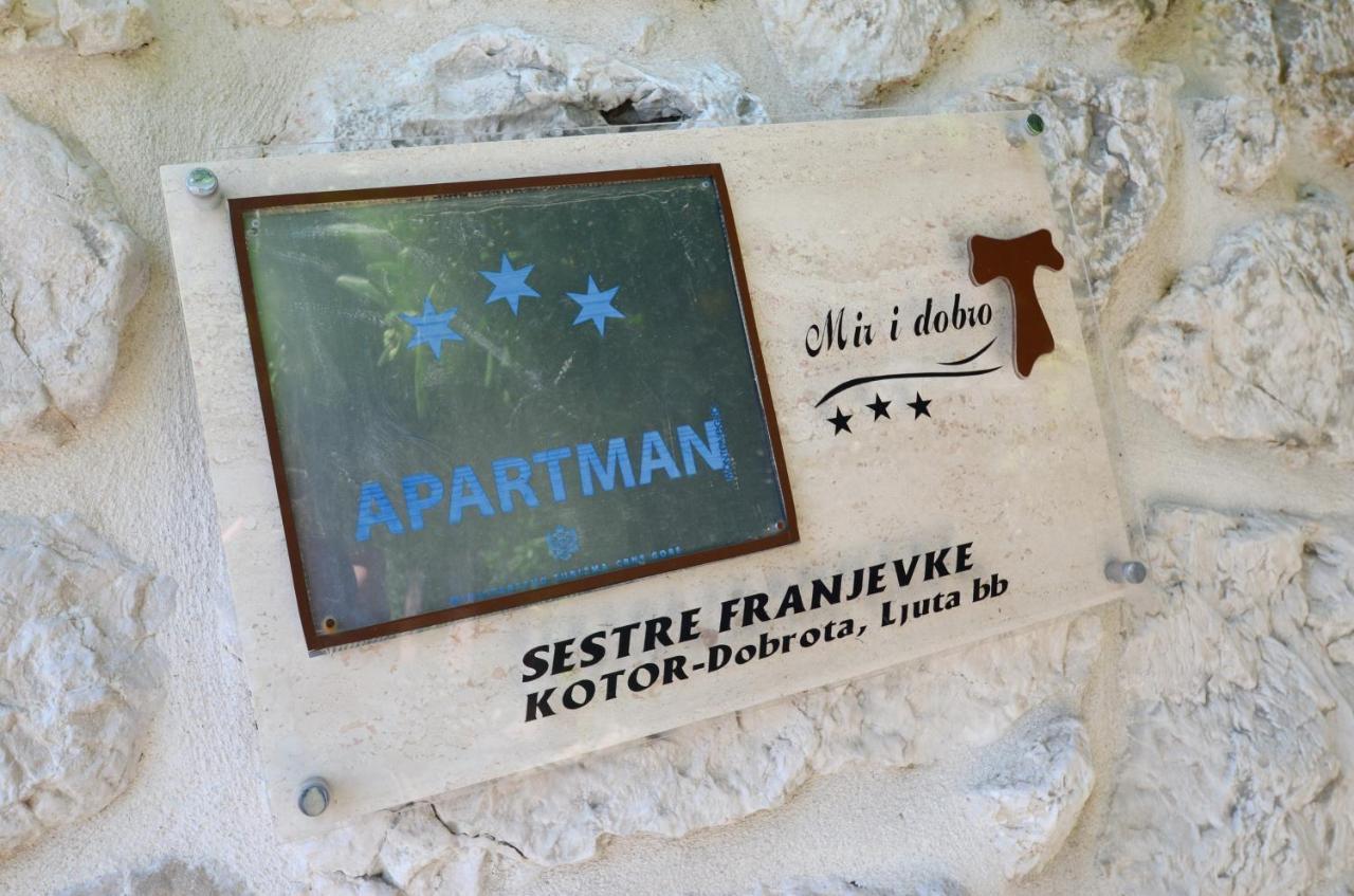 Tau Mir I Dobro Daire Kotor Dış mekan fotoğraf